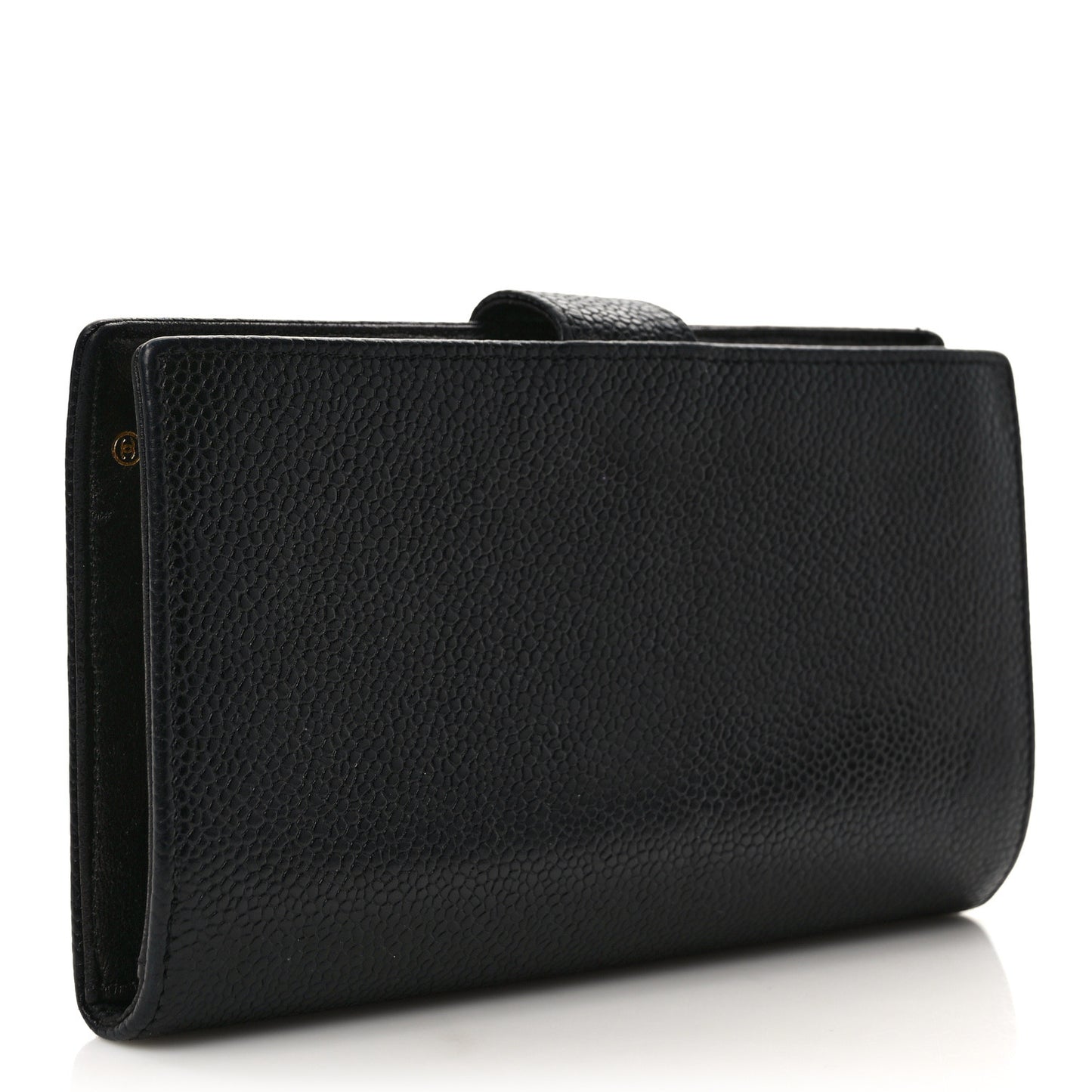 Caviar Timeless CC French Wallet Black