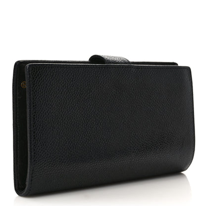 Chanel Caviar Timeless CC French Wallet Black 3 of 8