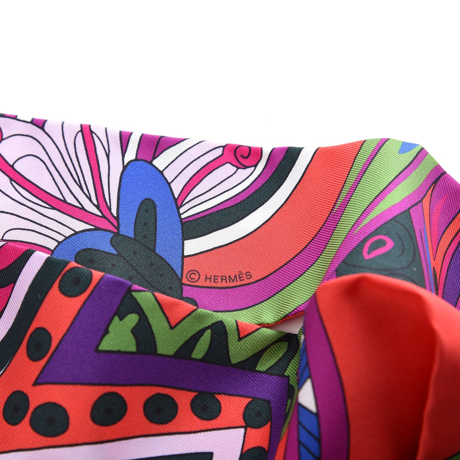 Hermes Silk Le Jardin de la Maharani Twilly 5 of 5
