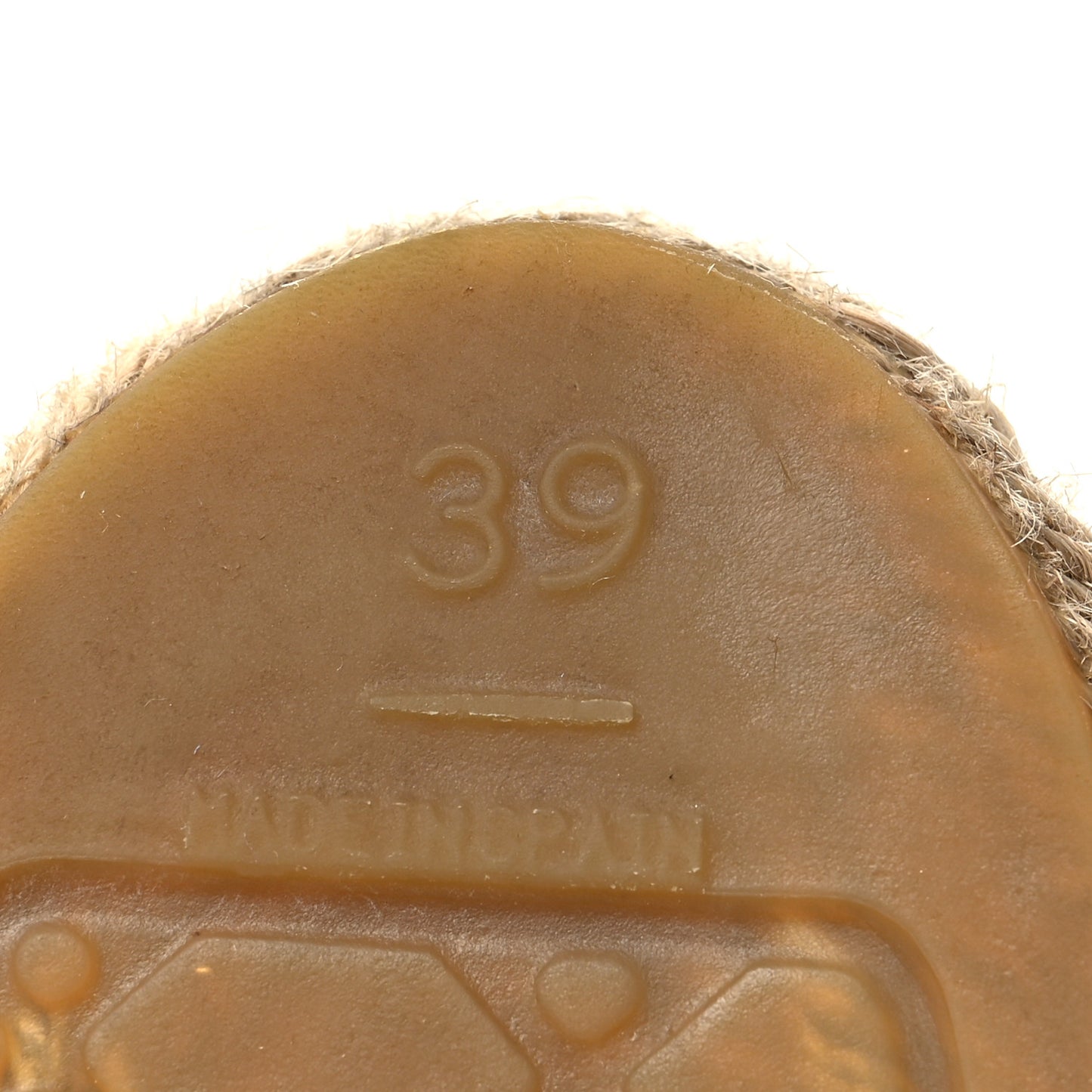 Lambskin CC Espadrilles 39 Black