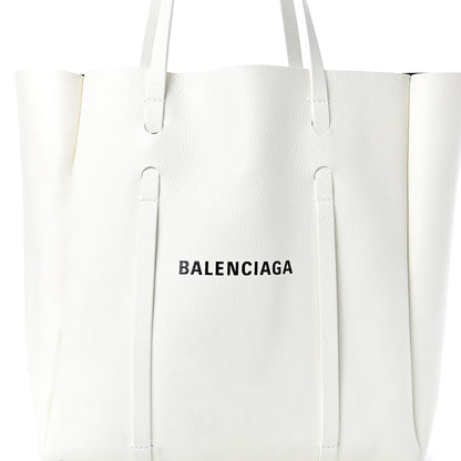 Balenciaga Smooth Calfskin Double Sided Small Everyday Tote Optic White Black 8 of 19