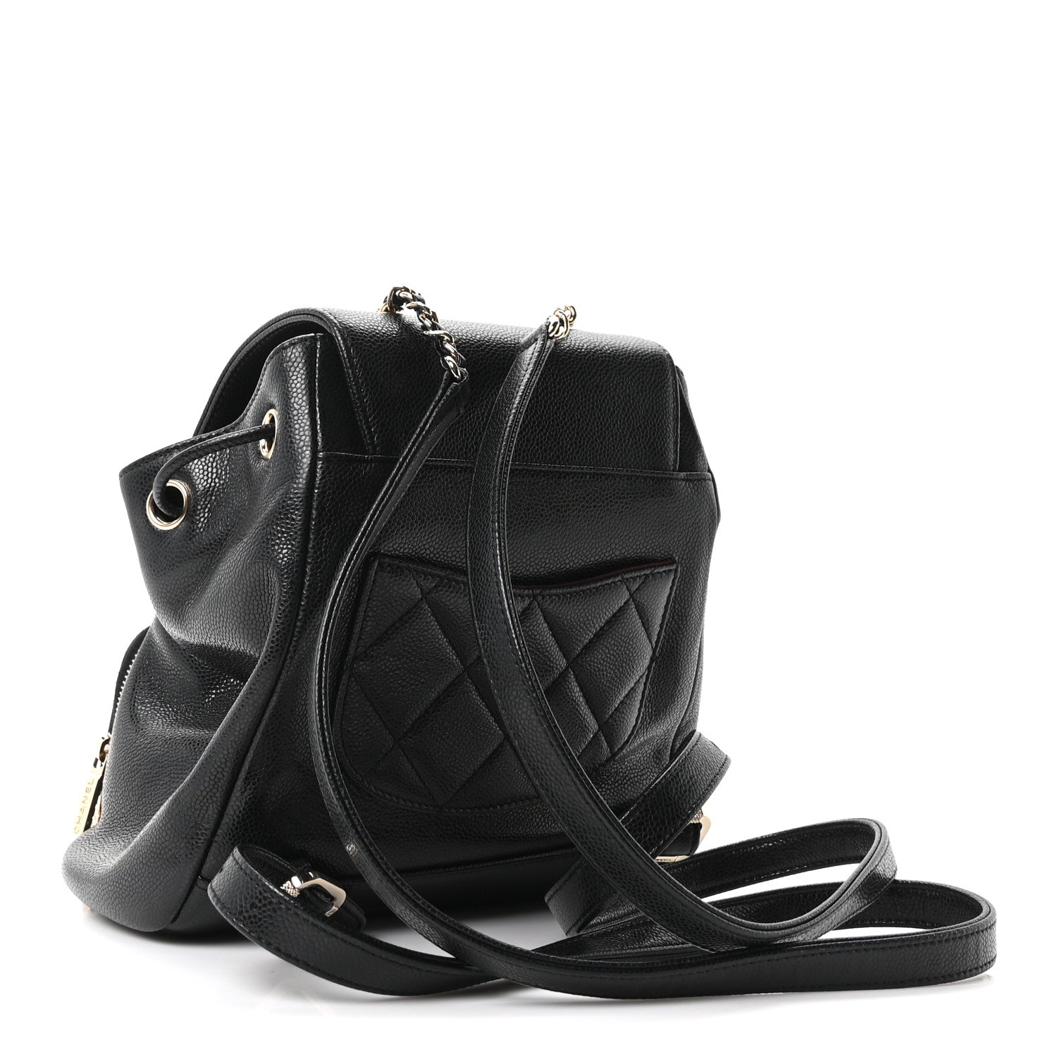 Chanel Caviar Quilted Mini Business Affinity Backpack Black 2 of 10