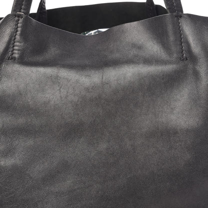 Celine Grained Calfskin Horizontal Cabas Black 11 of 18