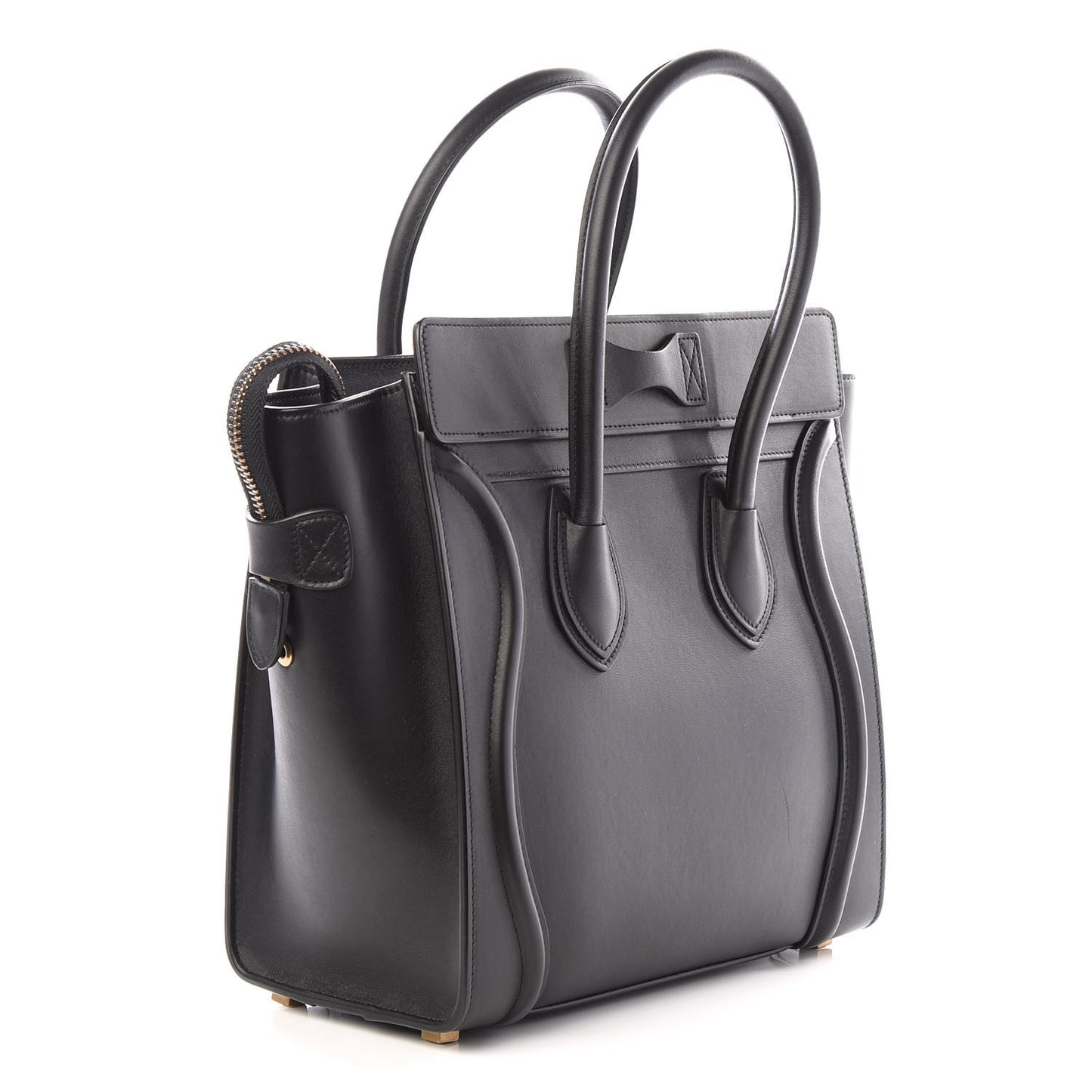 Smooth Calfskin Micro Luggage Black