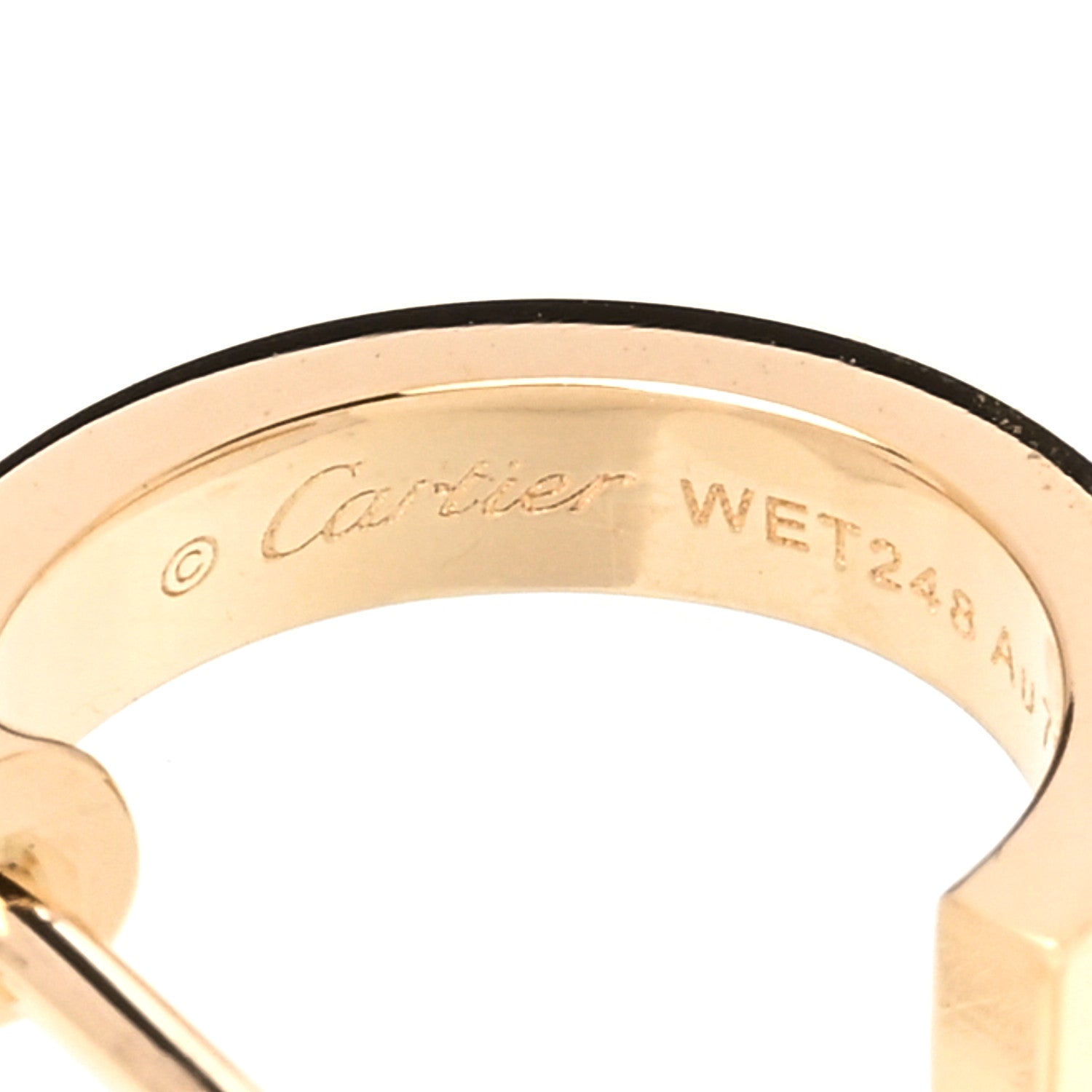 Cartier 18K Yellow Gold Small LOVE Hoop Earrings 4 of 5