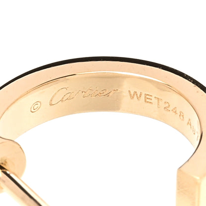 Cartier 18K Yellow Gold Small LOVE Hoop Earrings 4 of 5