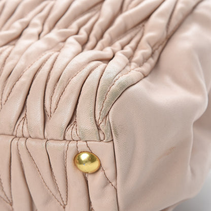 Miu Miu Nappa Matelasse Top Handle Bag Cammeo 12 of 18