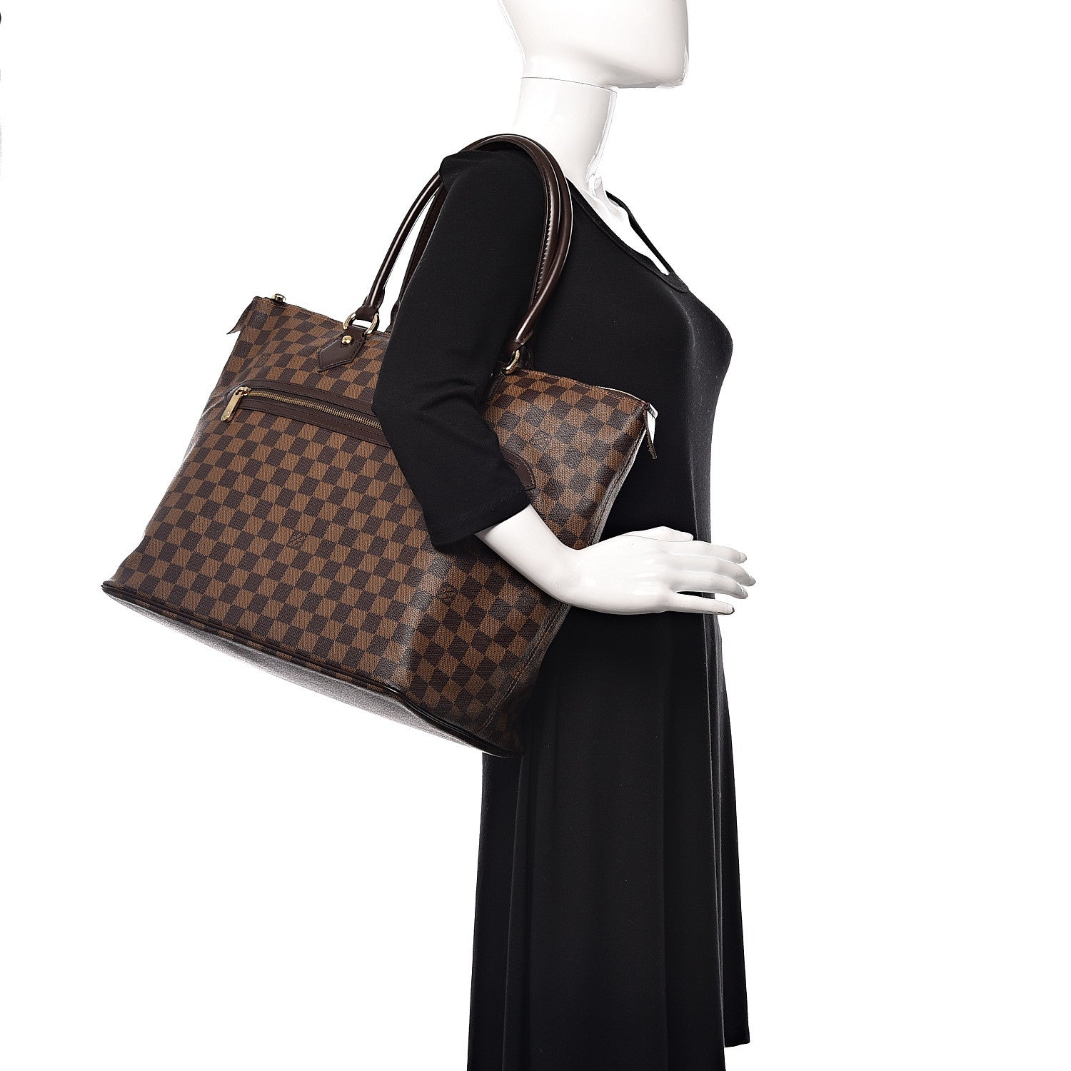 Louis Vuitton Damier Ebene Saleya GM 2 of 13