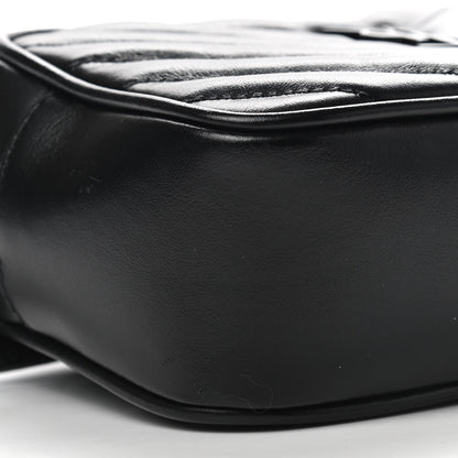 Saint Laurent Calfskin Matelasse Monogram Lou Belt Bag Black 7 of 9