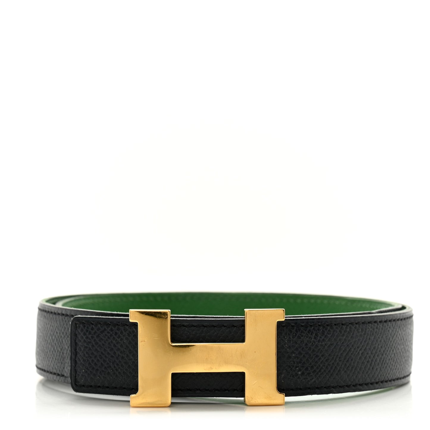Epsom 24mm Mini Constance H Belt 70 28 Vert Bengale Bleu Indigo