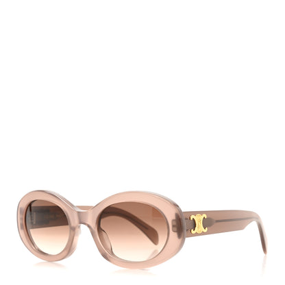 Celine Acetate Triomphe 01 Sunglasses CL 40194U Milky Hazelnut 1 of 7