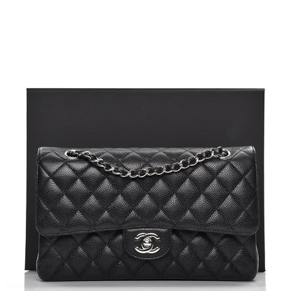 Chanel Caviar Quilted Medium Double Flap Black 9 of 9