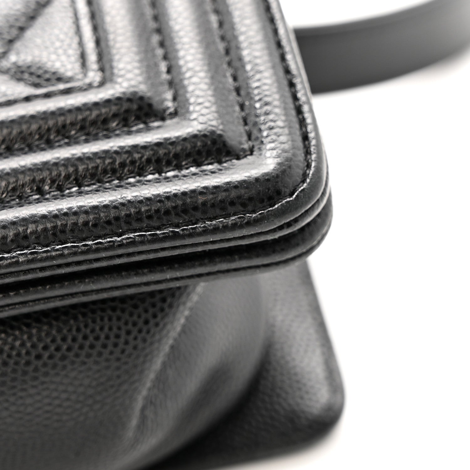 Chanel Caviar Quilted Medium Boy Flap Black 12 of 14