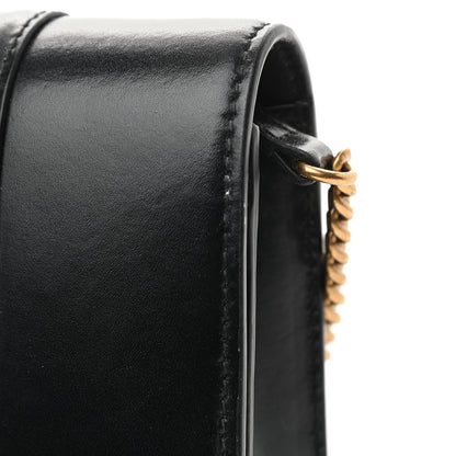 Balenciaga Shiny Box Calfskin Hourglass Chain Bag Black 10 of 11