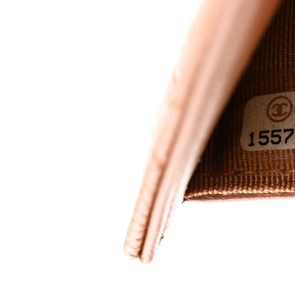 Chanel Caviar Quilted Large Flap Wallet Light Brown 8 of 9