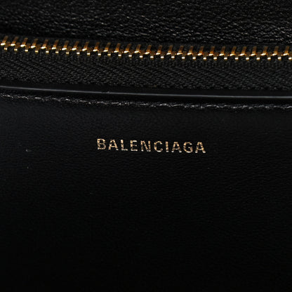 Balenciaga Grained Calfskin Ville Wallet on Chain Black 6 of 9