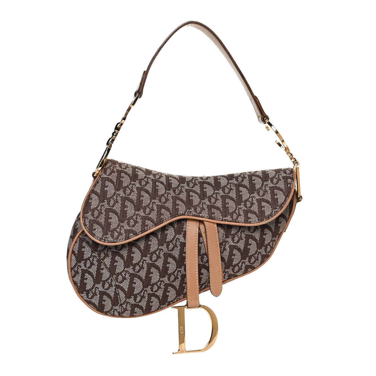 Christian Dior Monogram Saddle Bag Brown 1 of 10