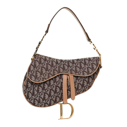 Christian Dior Monogram Saddle Bag Brown 1 of 10