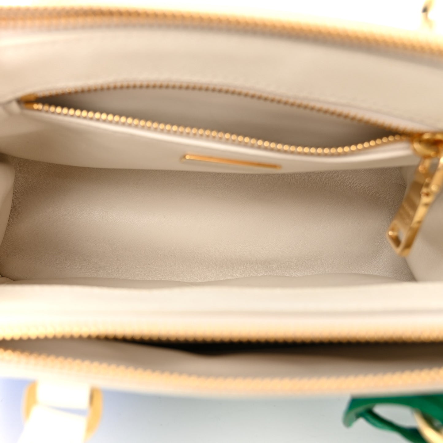 X ALEX DA CORTE Saffiano Special Edition Small Galleria Double Zip Tote Wave Mango
