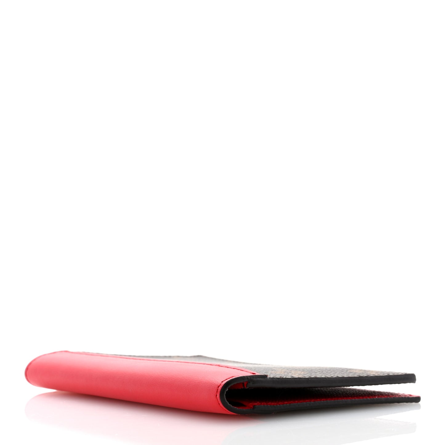 Monogram Macassar Passport Cover Sari Red