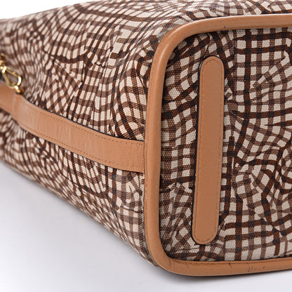 MCM Visetos Medium Liz Reversible Shopper Tote Cognac 25 of 31