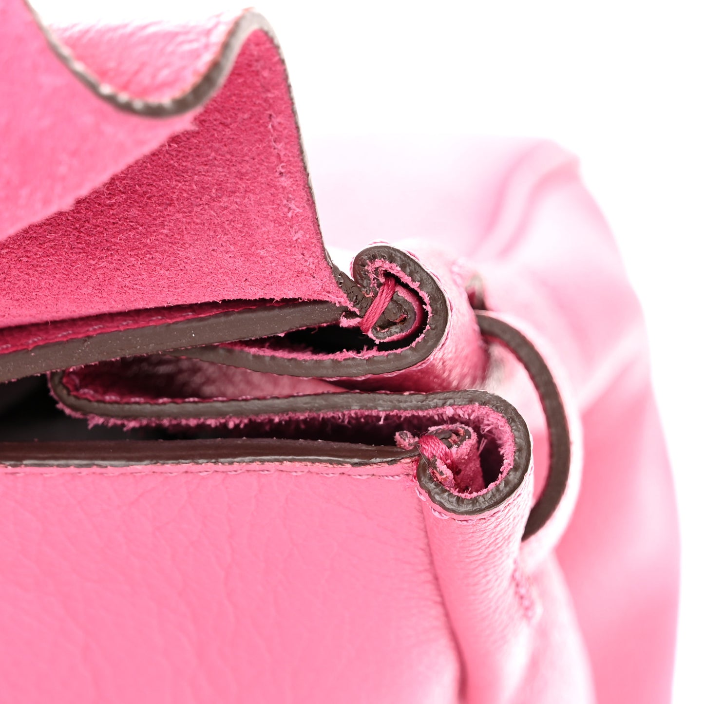 Natural Leather Bayswater Raspberry