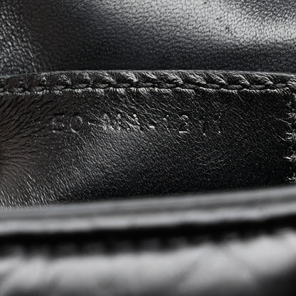 Christian Dior Calfskin Macrocannage Small Caro Bag Black 7 of 10