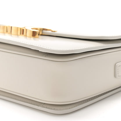 Celine Shiny Calfskin Teen Triomphe Chalk 10 of 12