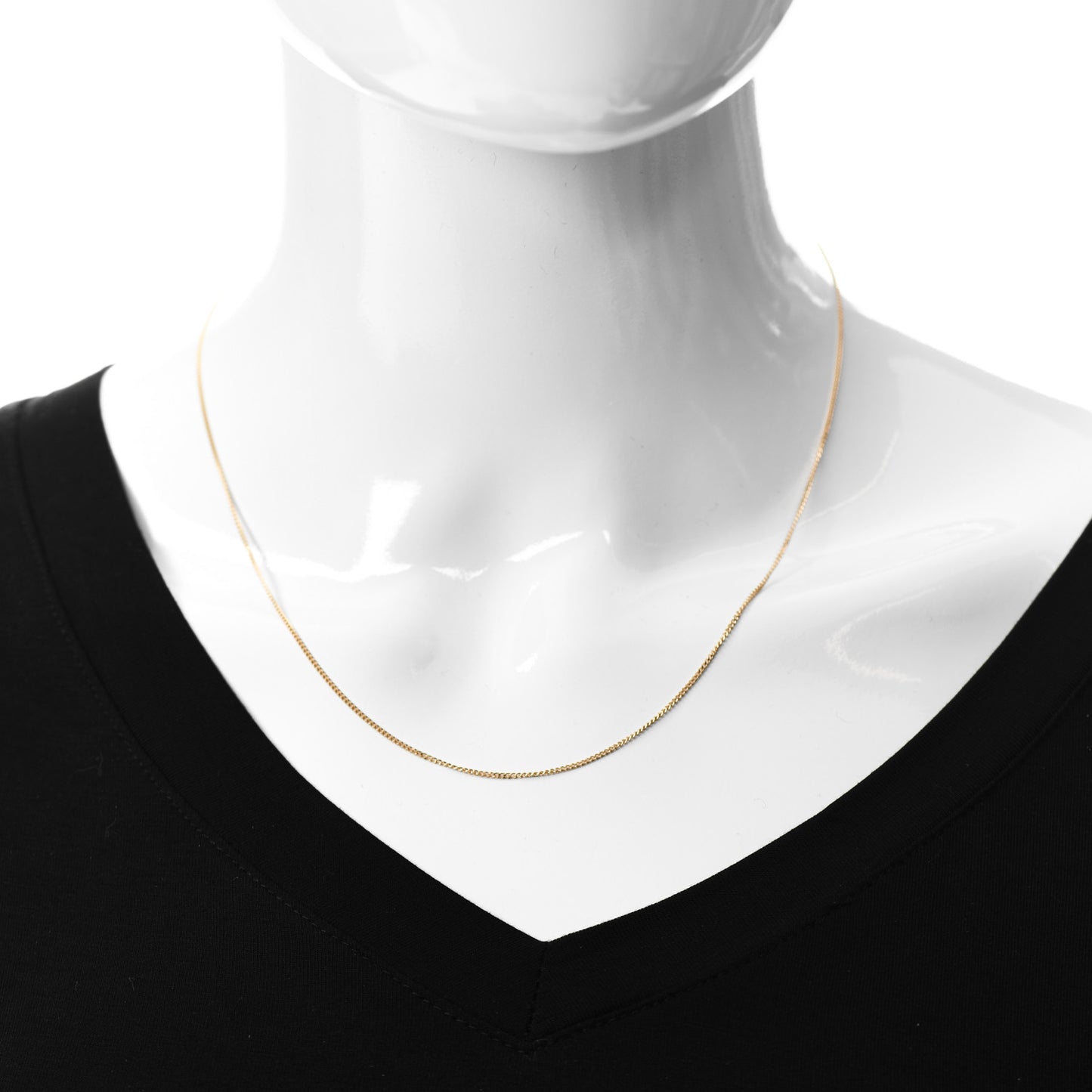 18K Yellow Gold Chain Necklace
