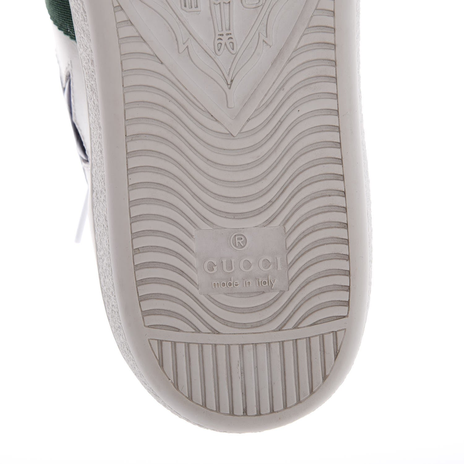 Gucci Calfskin Ayers Web Star Embroidered Mens Ace Sneakers 37.5 White Multi 9 of 14