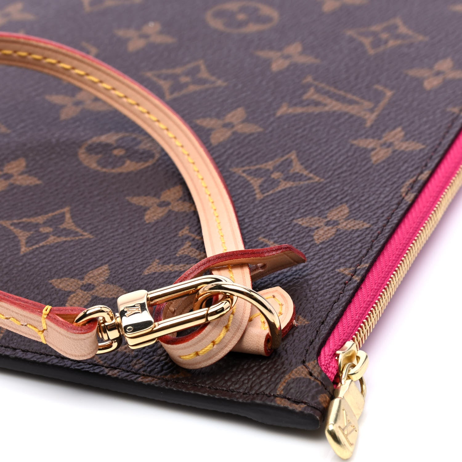 Louis Vuitton Monogram Neverfull MM GM Pochette Pivoine 3 of 5