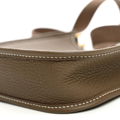 Hermes Taurillon Clemence Evelyne TPM Etoupe 10 of 10