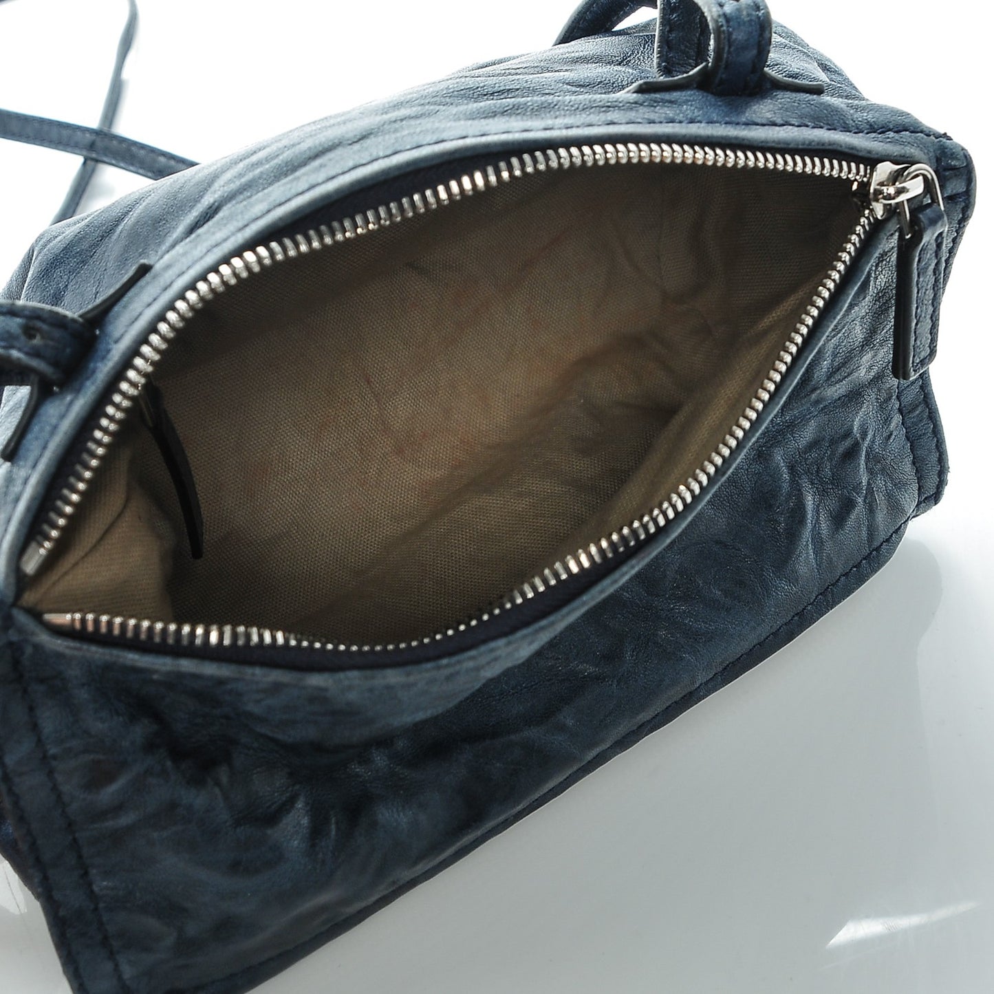 Tumbled Sheepskin Mini Pandora Navy