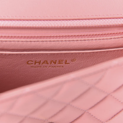 Chanel Lambskin Quilted Mini Rectangular Flap Pink 8 of 11