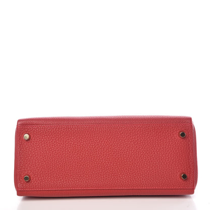 Hermes Togo Kelly Retourne 28 Rouge Casaque 7 of 37