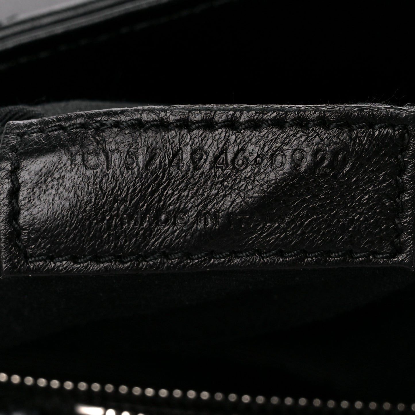 Calfskin Y Quilted Monogram Medium Loulou Chain Satchel Black