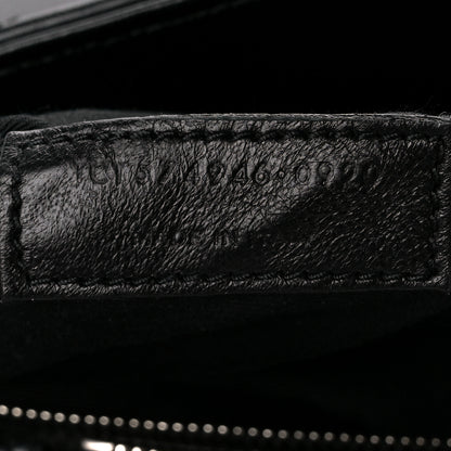 Saint Laurent Calfskin Y Quilted Monogram Medium Loulou Chain Satchel Black 8 of 11