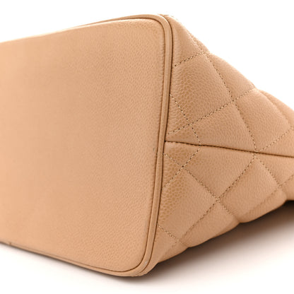 Chanel Caviar Quilted Medallion Tote Beige 10 of 11