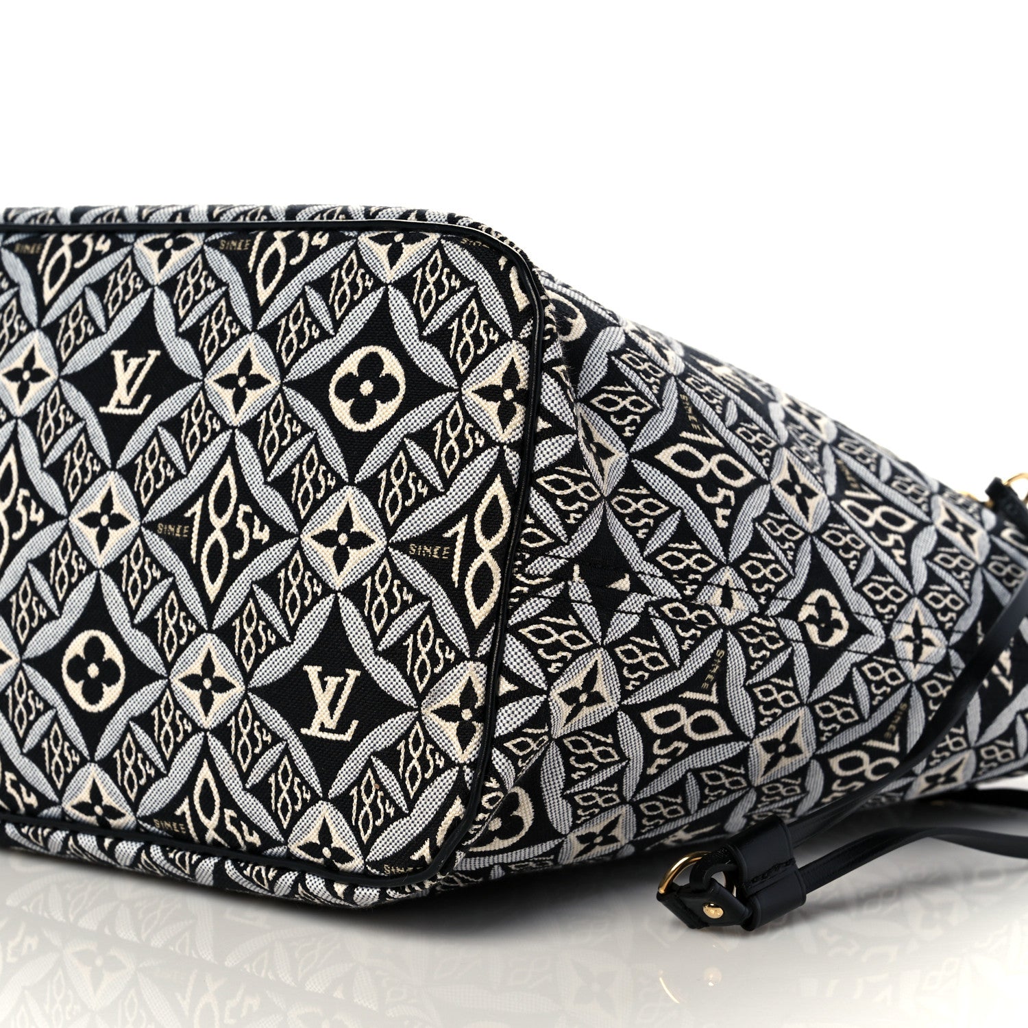 Louis Vuitton Jacquard Since 1854 Neverfull MM Grey 8 of 10
