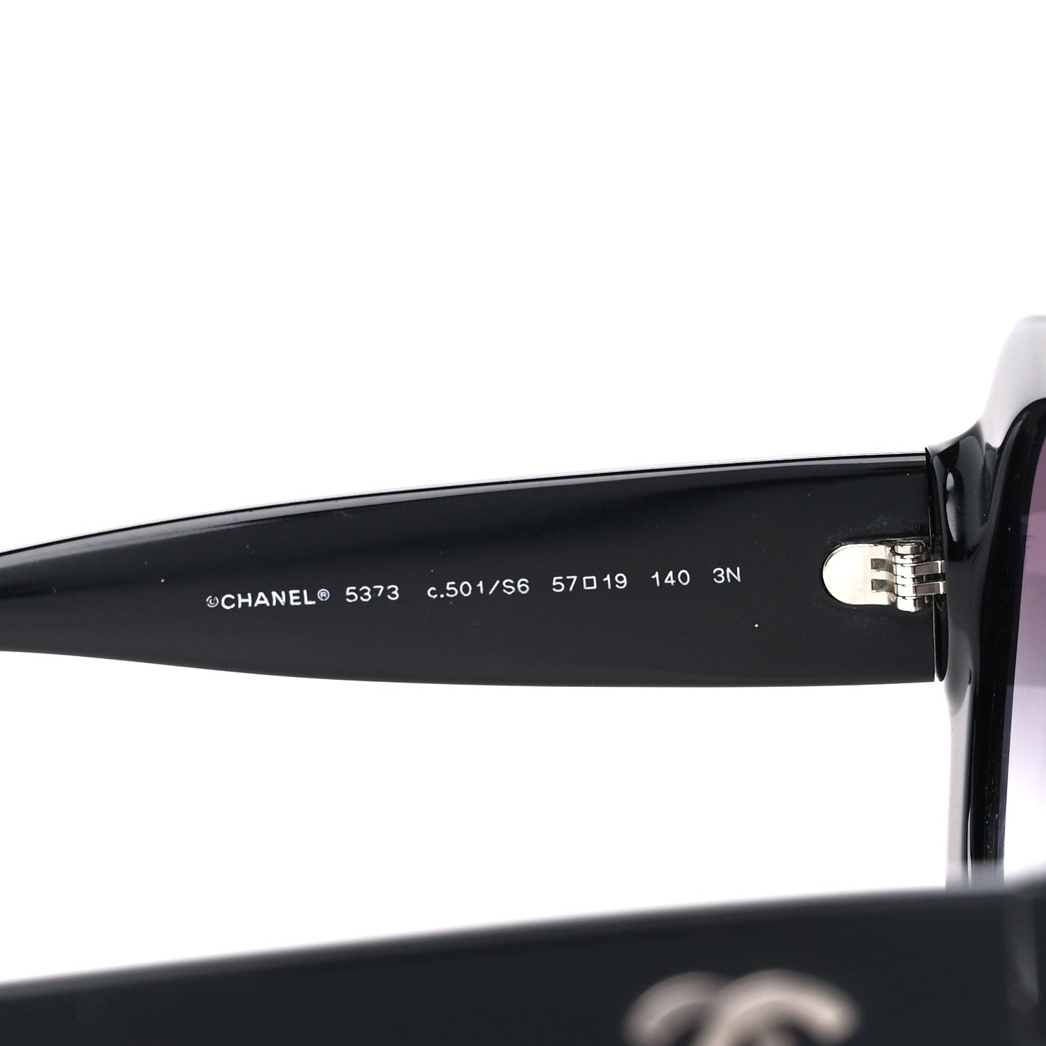 Chanel Acetate CC Sunglasses 5373 Black 5 of 7