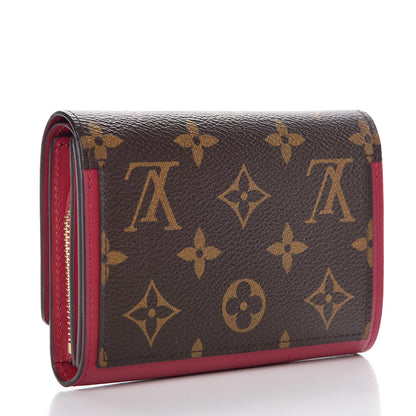 Louis Vuitton Monogram Flore Compact Wallet Fuchsia 3 of 7