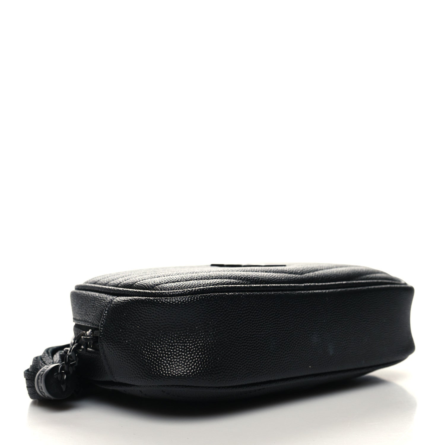 Saint Laurent Grain De Poudre Matelasse Monochrome Monogram Mini Lou Camera Bag Black 4 of 11