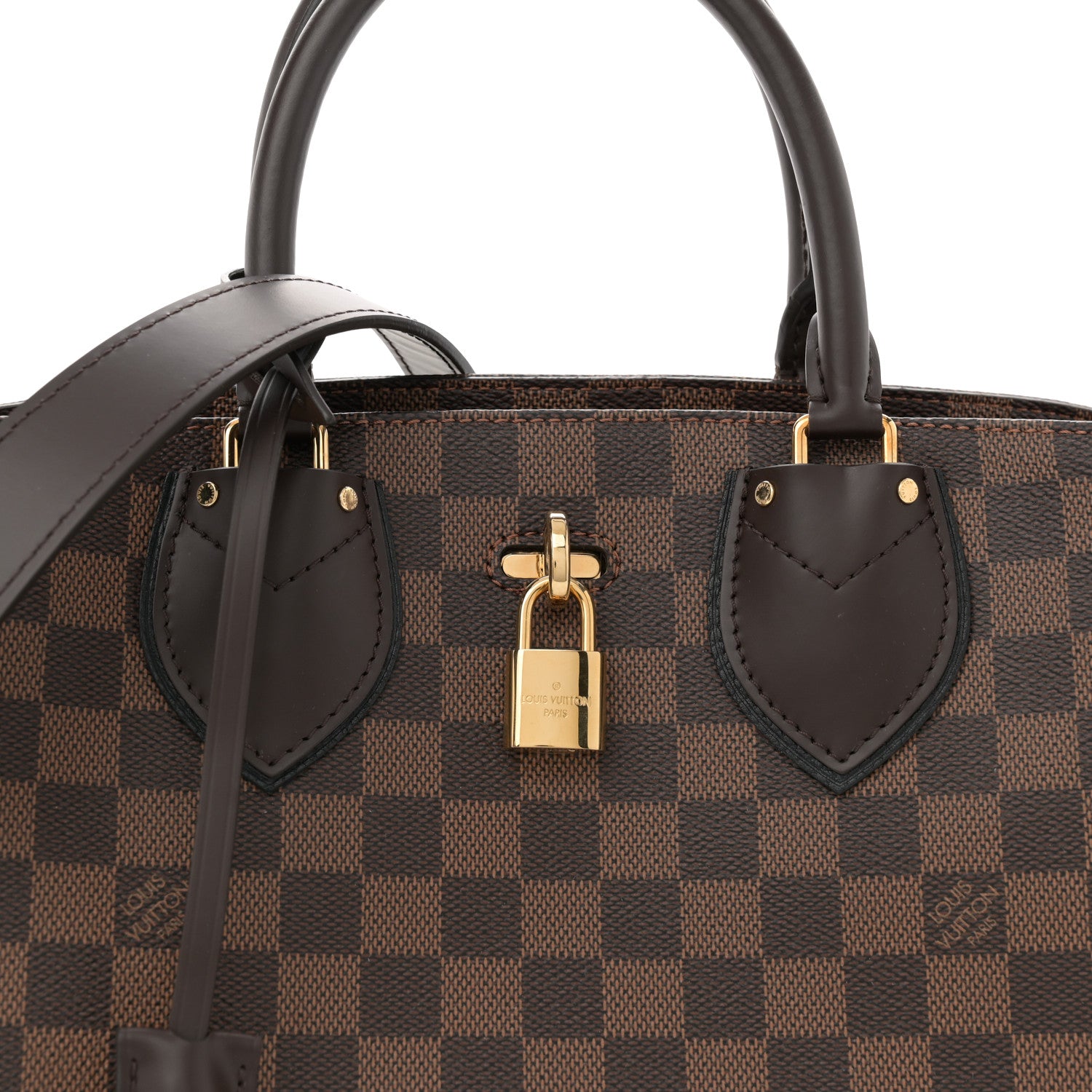 Louis Vuitton Cuir Taurillon Damier Ebene Normandy Black 8 of 13