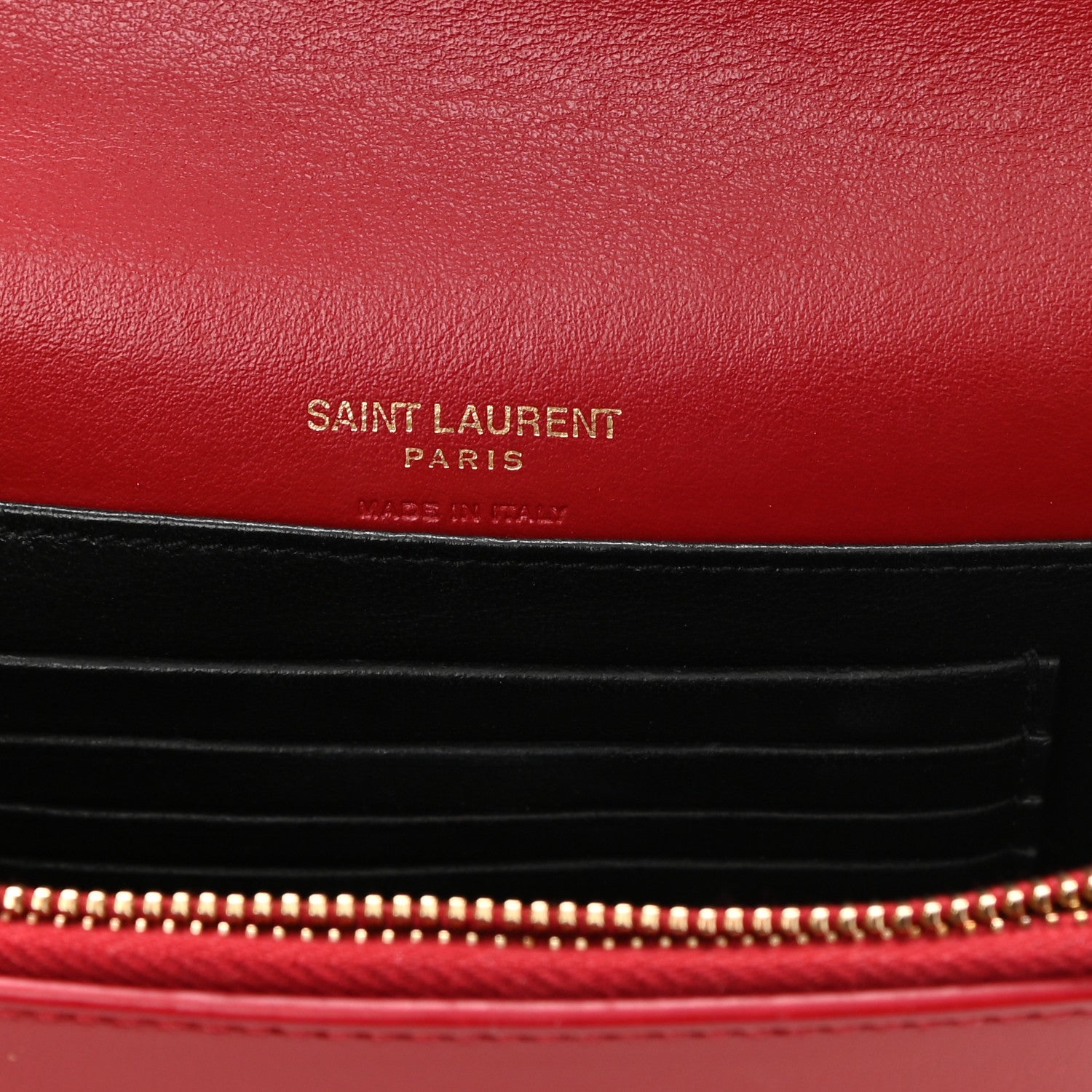 Saint Laurent Smooth Calfskin Monogram Kate Belt Bag Red 6 of 9
