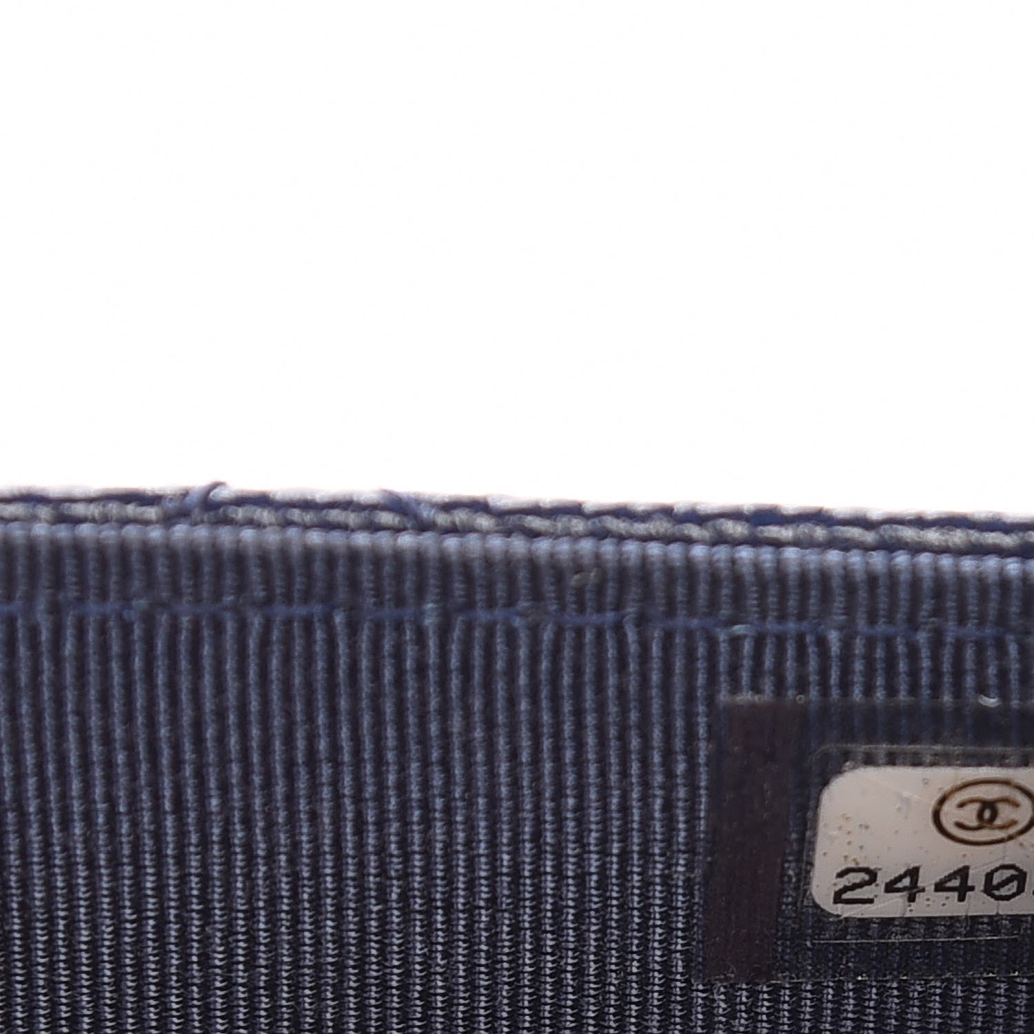 Chanel Caviar Quilted Wallet On Chain WOC Navy Blue 8 of 9