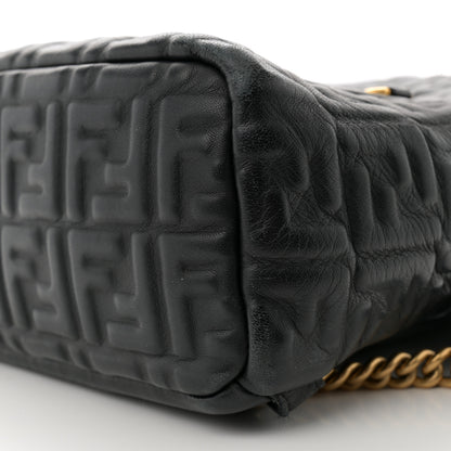 Fendi Nappa FF 1974 Embossed Mini Backpack Black 10 of 14