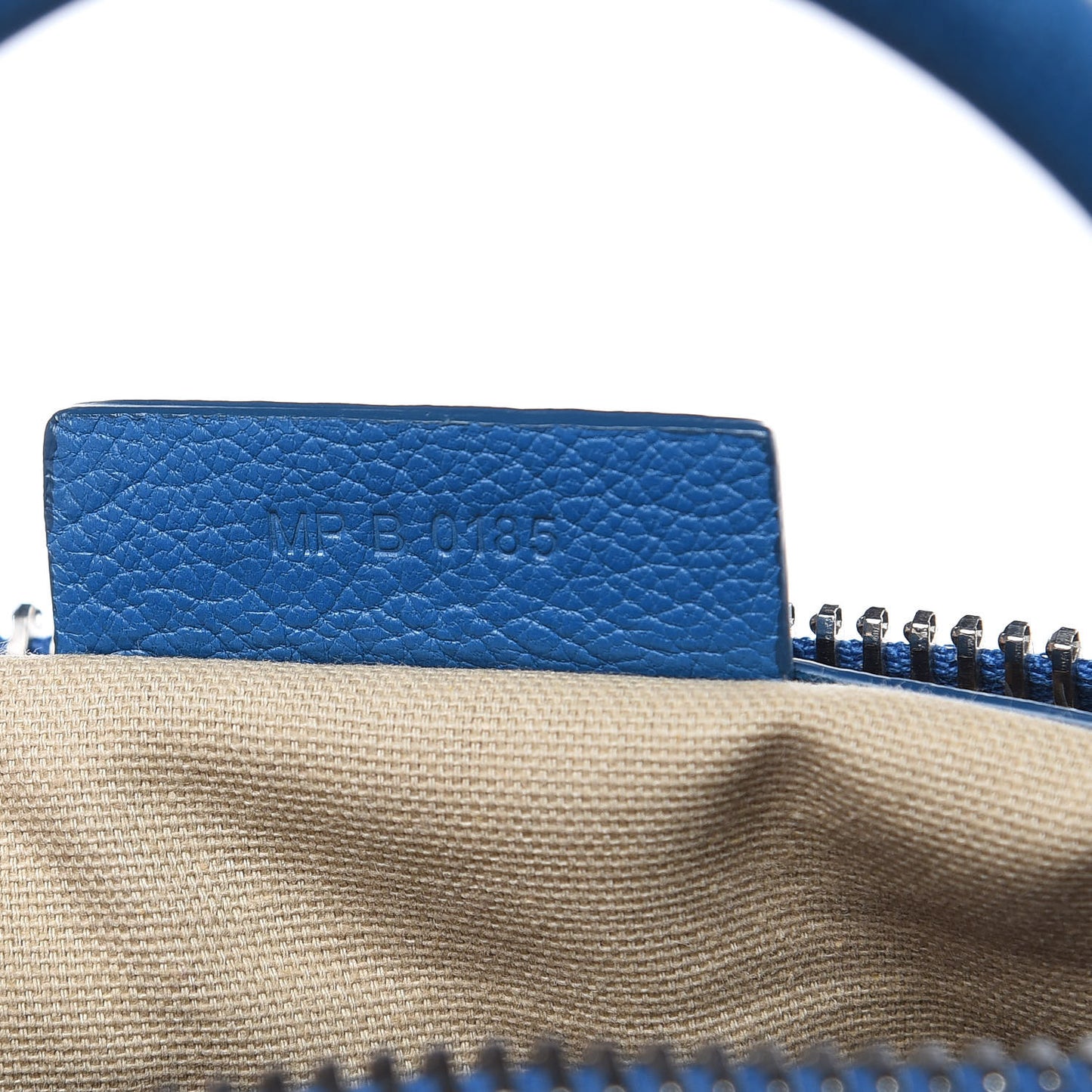 Sugar Goatskin Medium Antigona Electric Blue