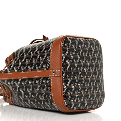Goyard Goyardine Petit Flot Bucket Bag PM Black Gold 8 of 11