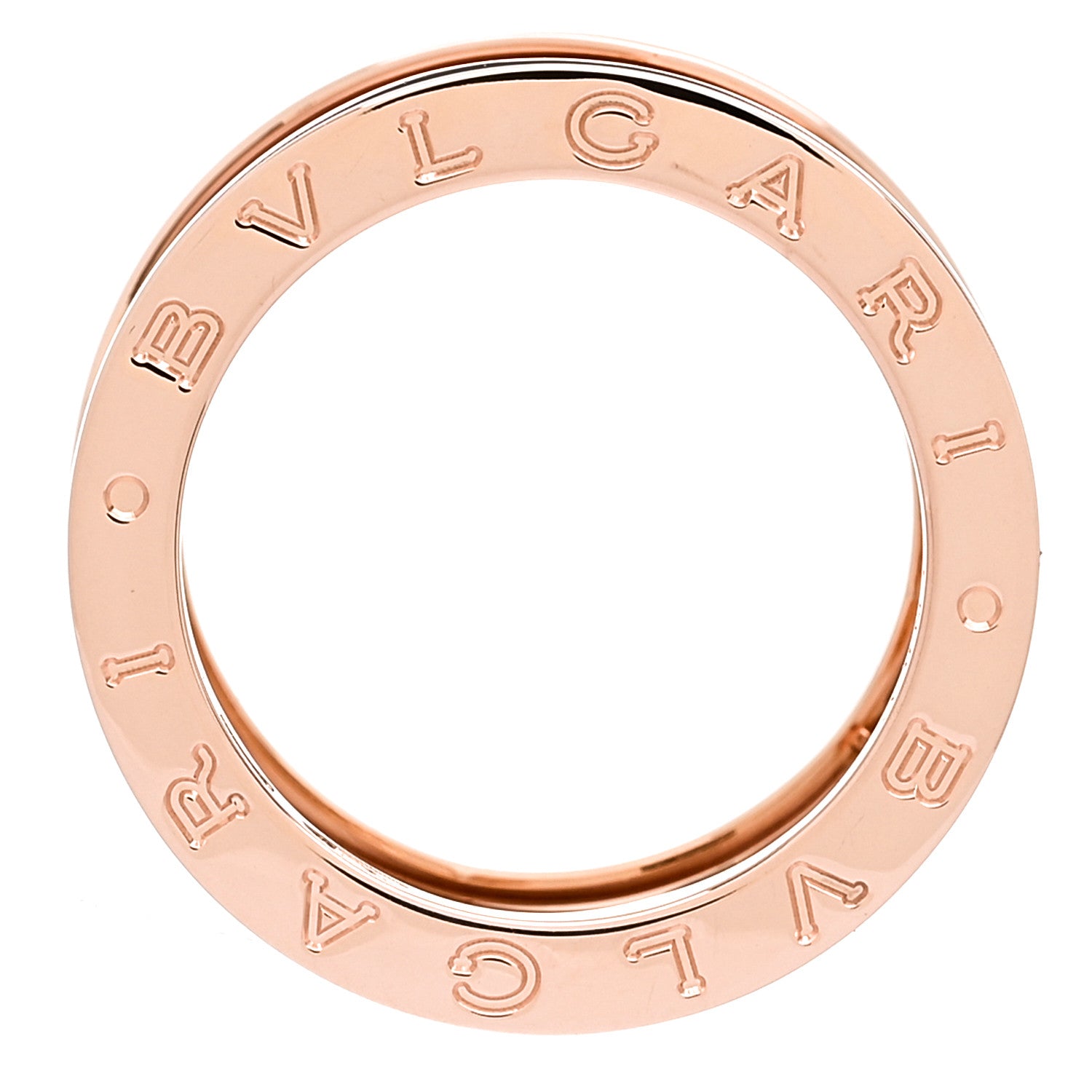 Bulgari 18K Rose Gold B.Zero1 Legend Four-Band Ring 52 6 4 of 7