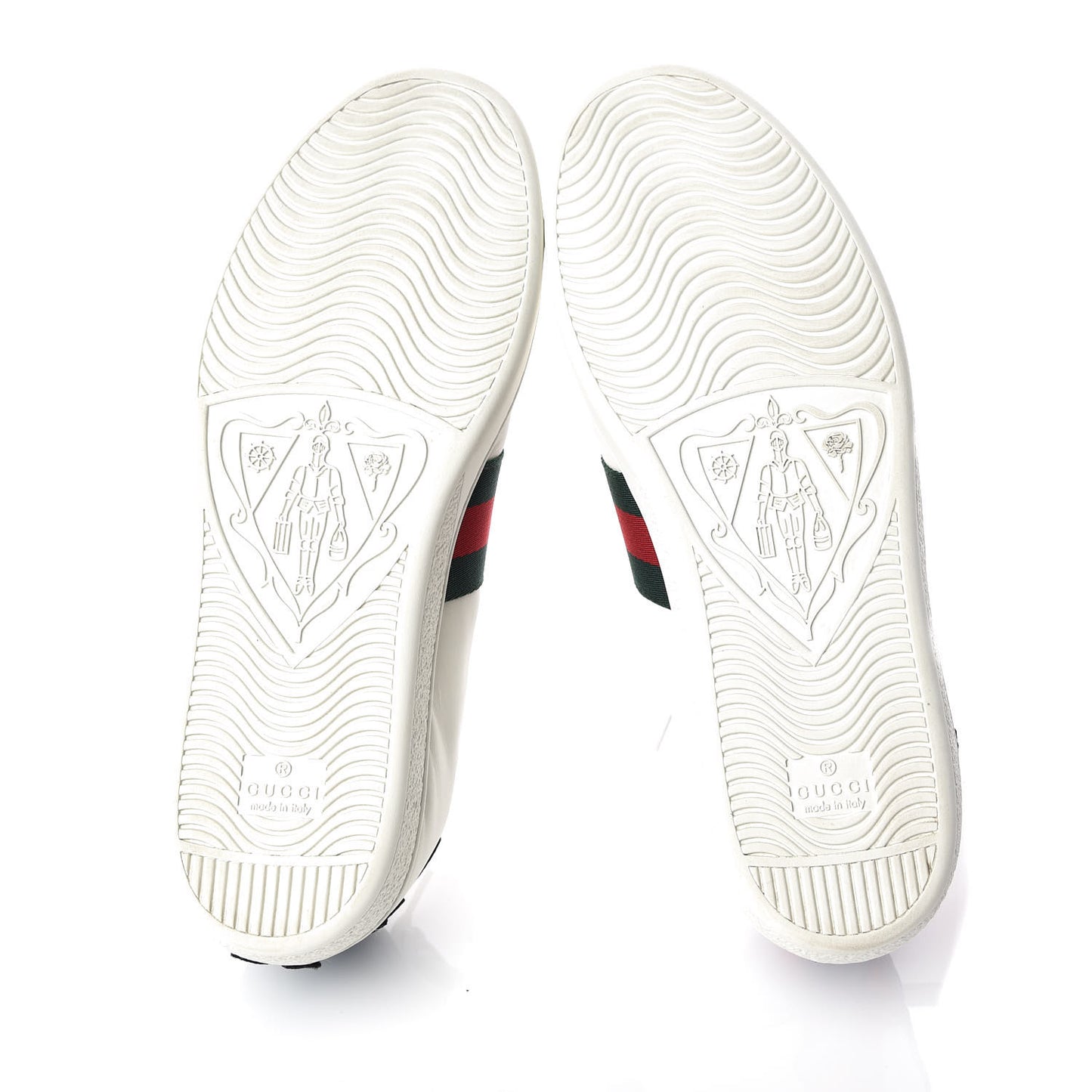Calfskin Web Floral Embroidered Ace Sneakers 39 White